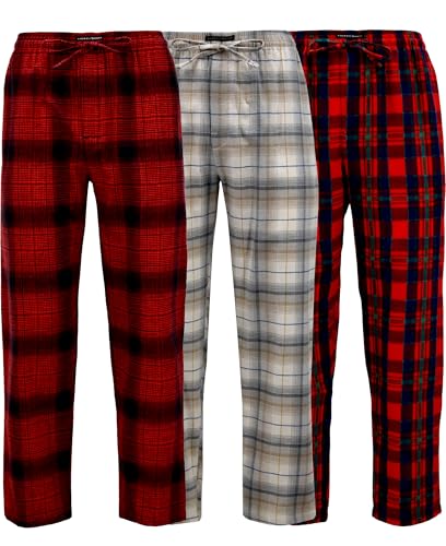 Image of Andrew Scott Men's Flannel Drawstring Pajama Pants | Plush Flannel Fleece | Pockets | Drawstring