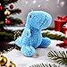 VANLINNY NEW Valentines Day Gifts for Kids, Blue Dinosaur Stuffed Animals for Boys, 9
