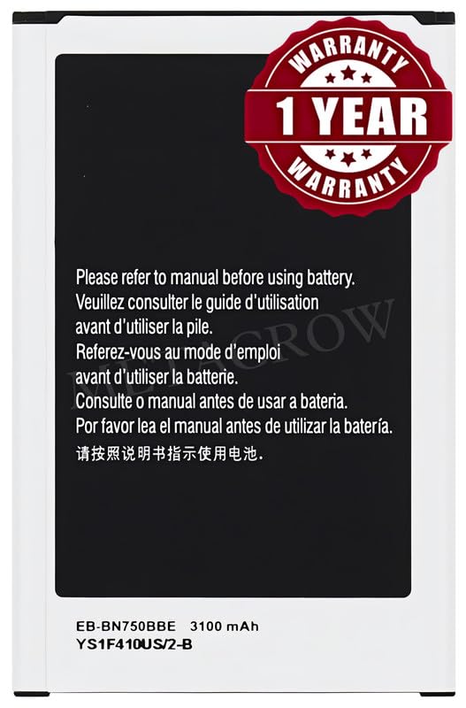 Image of Original EB-BN750BBE Battery Compatible for Samsung Galaxy Note 3 Neo - (3100mAh) - 1 Year Warranty JK1