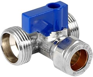 Dual Appliance Tee Valve 15mm x 3/4" x 3/4"