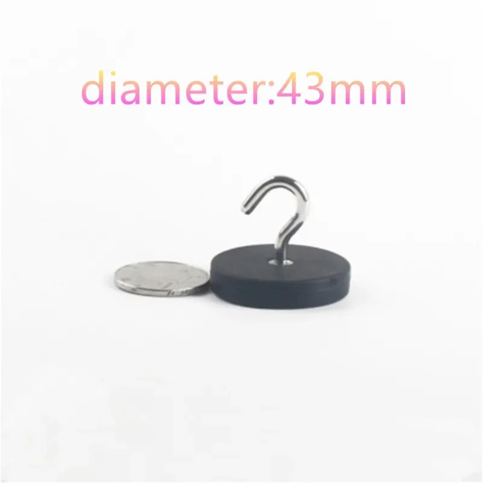 Juego de imanes superfuertes D22 D36 D43 D66 D88, Ganchos magnéticos de Goma, Gancho de Almacenamiento Multiusos, Ganchos de Cocina for el hogar, 1/5 Uds.(D88 5pcs)