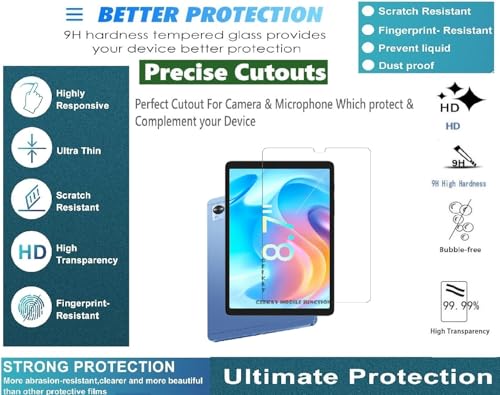 Image of Bigil Tablet Tempered glass Screen Protector Guard for realme Pad Mini 8.7 inch