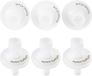 Syringe Filters [Hydrophilic Nylon Membrane] Non-sterilized Diameter 13mm Pore Size 0.45μm for Laboratory Filtration by Allpure Biotechnology (Nylon, Pack of 100)
