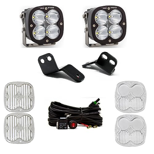 Baja Designs XL Pro LED A-Pillar Light Kit for Textron Wildcat XX 2018-22 UTV (Driving/Combo; Clear)
