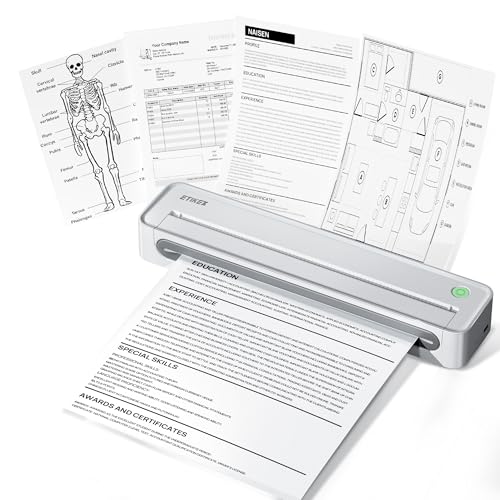 ETIKEZ D90E Portable Printer Wireless for Travel,...