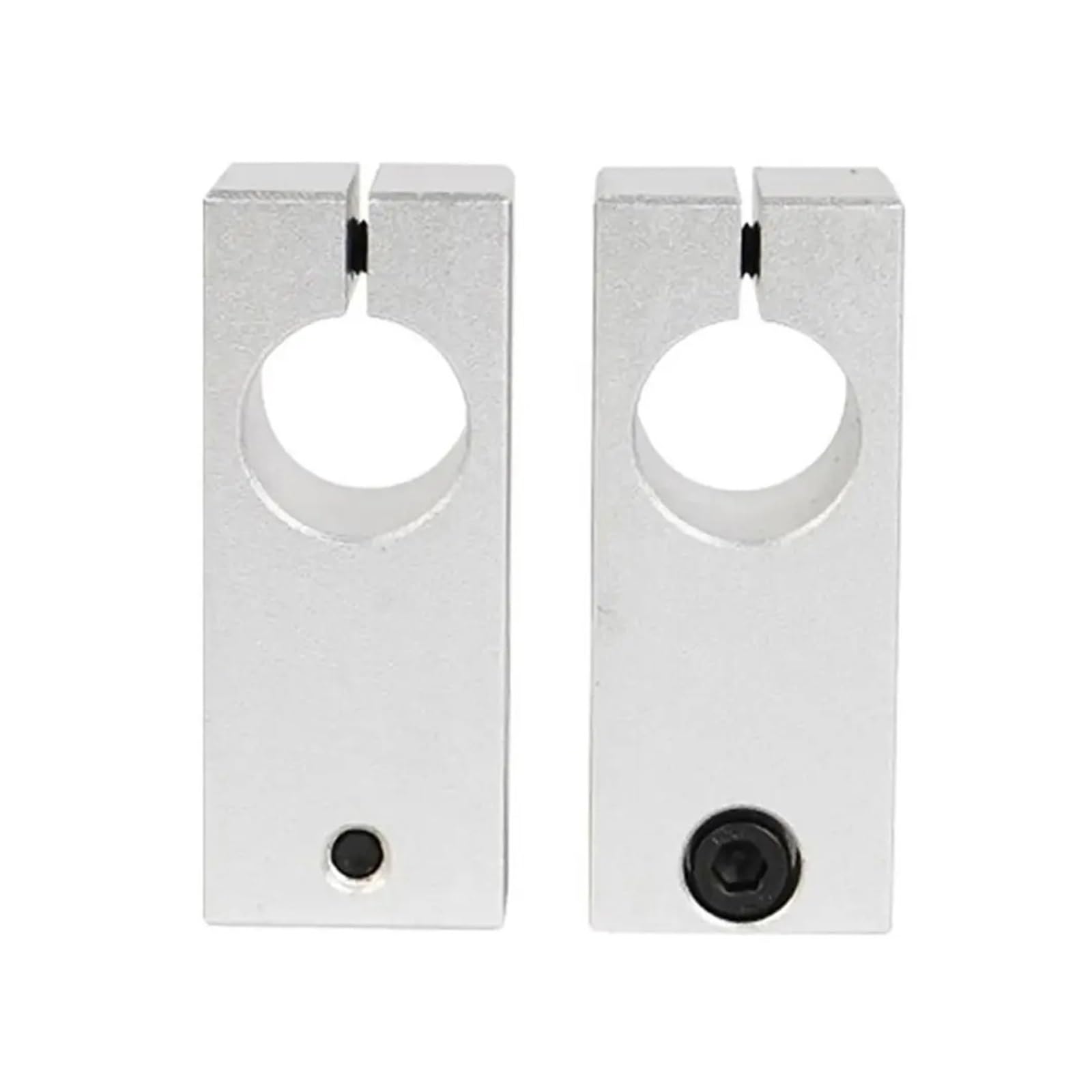 Weldric Same 6X6mm Vertical Fixed Diameter Fastening 1Pcs Optical Axis Pillar Fixing Clamp Vertical Fixed Diameter Cross Block Steel Pipe Bracket Aluminum Alloy(Same 6X6mm)