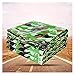 MAHFEI Bâche De Protection, Camouflage De La Jungle Chiffon De Grattage De Couteau Bâche Couverture Imperméable Renforcez L'oeillet Résistant À l'usure Et À La Traction (Color : Green, Size : 3x3m)