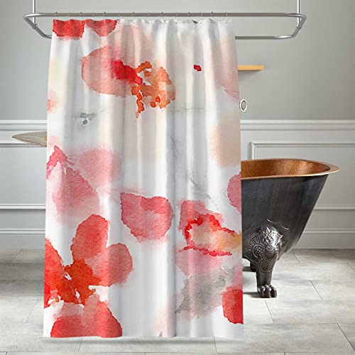 Rideau de douche anti moisissure 200x200cm fleurs polyester