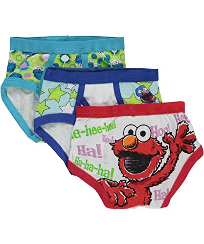 Sesame Street Elmo 3 Toddler Boys' Brief Pack (2T/3T) - Main Image