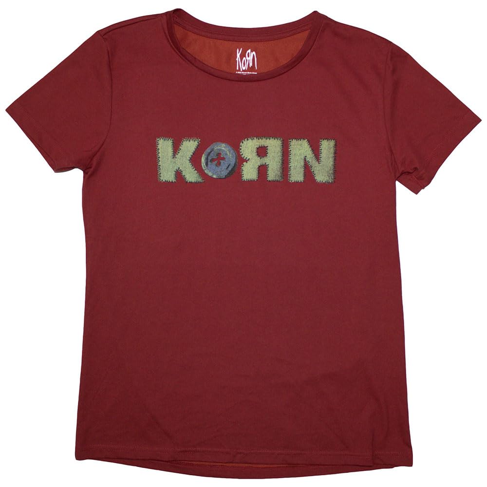Rock Off officially licensed products Ladies Korn Doll Issues Oficial Camiseta Mujeres señoras
