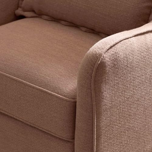 Sillón reclinable estructura madera color rosa miniatura 4