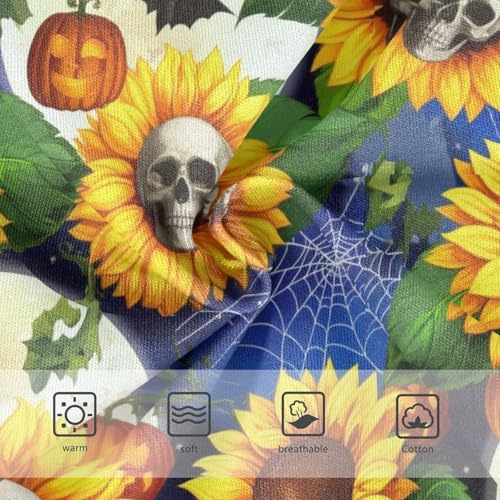 Joisal Cotton Girls Underwear Toddlers Sunflowers Skulls Halloween Cute Panties Girl Cartoon Undies Kids Briefs 2t3