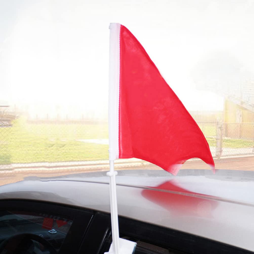 GANAZONO 2 Pièces Aimant Mât De Drapeau De Voiture Base Magnétique Support De Drapeau Aimants De Camion Clip De Fenêtre De Logo De Voiture Porte