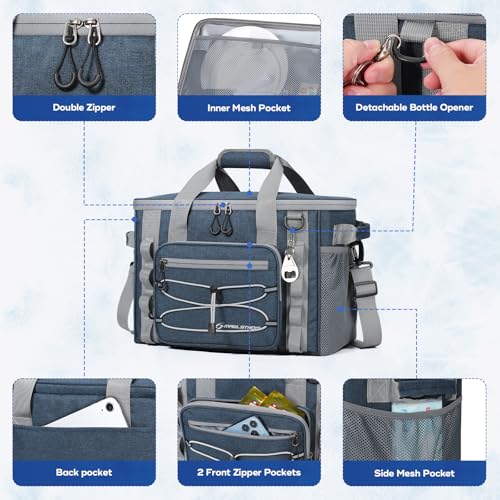 Maelstrom 30Can Collapsible Soft Cooler Bag, Leakproof Insulated Ice Chest - image 4