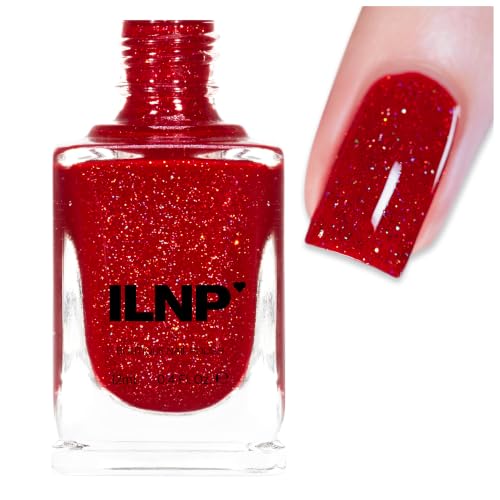 ILNP Joy - Classic Red Holographic Jelly Nail Polish