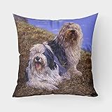 45,7 x 45,7 cm tissu 100% polyester oreiller sham avec une forme