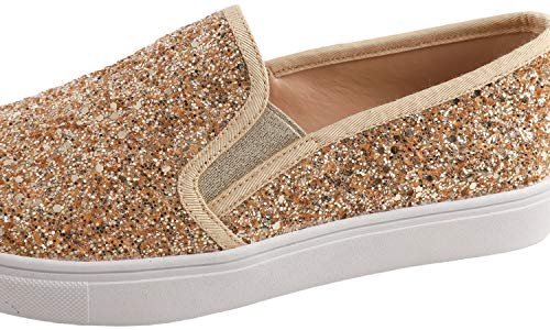 Image of FEVERSOLE Women's Fashion Slip-On Sneaker Casual Flat Loafers