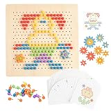 Holz-Steckpuzzles Formen-Steckspiel und Brettspiel