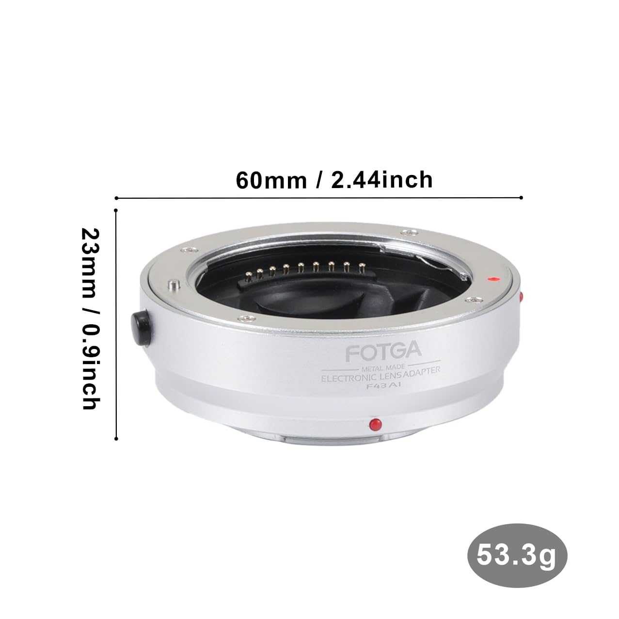 Amazon | FocusFoto フルメタル電子オートフォーカスアダプターリング