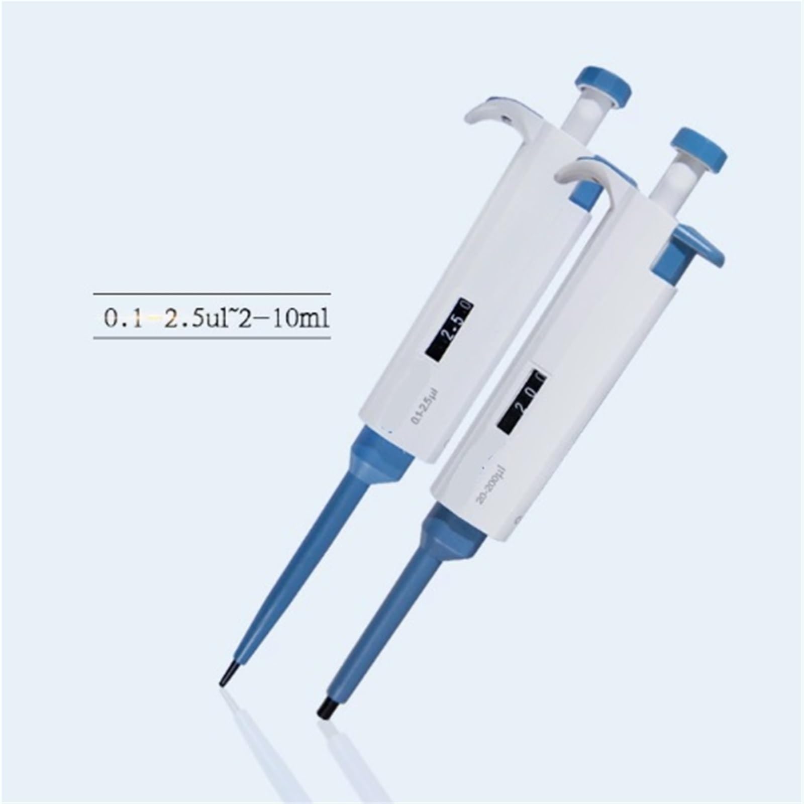 Pipette Laborpipette 0,5 Ul-10 Ml Einkanal Manuell Einstellbare Digitale Mikropipettenausrüstung Pipetten für Labor(100-1000ul)