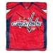 NHL Washington Capitals Jersey Royal Plush Raschel Throw Blanket, 50x60-Inch