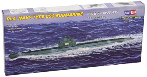 Kit Hobbyboss Sous-Marin Type 033 1:700 Ajustement Parfait sans Mastic