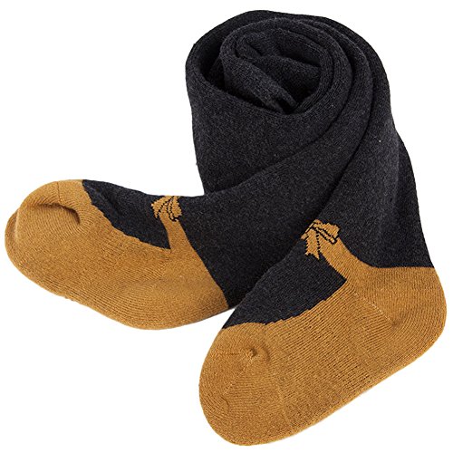 X&F Baby Boys and Girls Footed Cotton Leggings Little Kids Tights Stockings