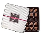 melodi chocolatier assorted dark premium quality chocolate tin gift box limited edition great for birthday sympathy boyfriend gifts for women party favors healthy snacks 25 count 