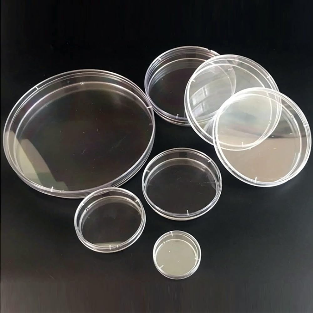Cristalería de Laboratorio 10 placas de Petri selladas de 35/60/70/90/100/120/150 mm(150mm)