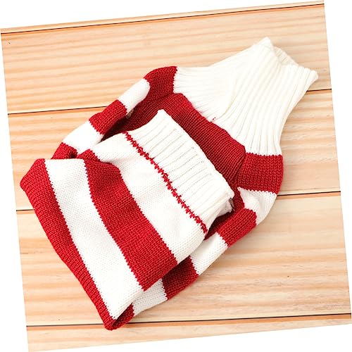 Pull de Noël pour chien rouge protégeant le chiot du froid hivernal - 8