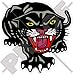 PANTHÈRE NOIRE CHAT Jaguar Léopard, 100mm Vinyl Sticker, Autocollant