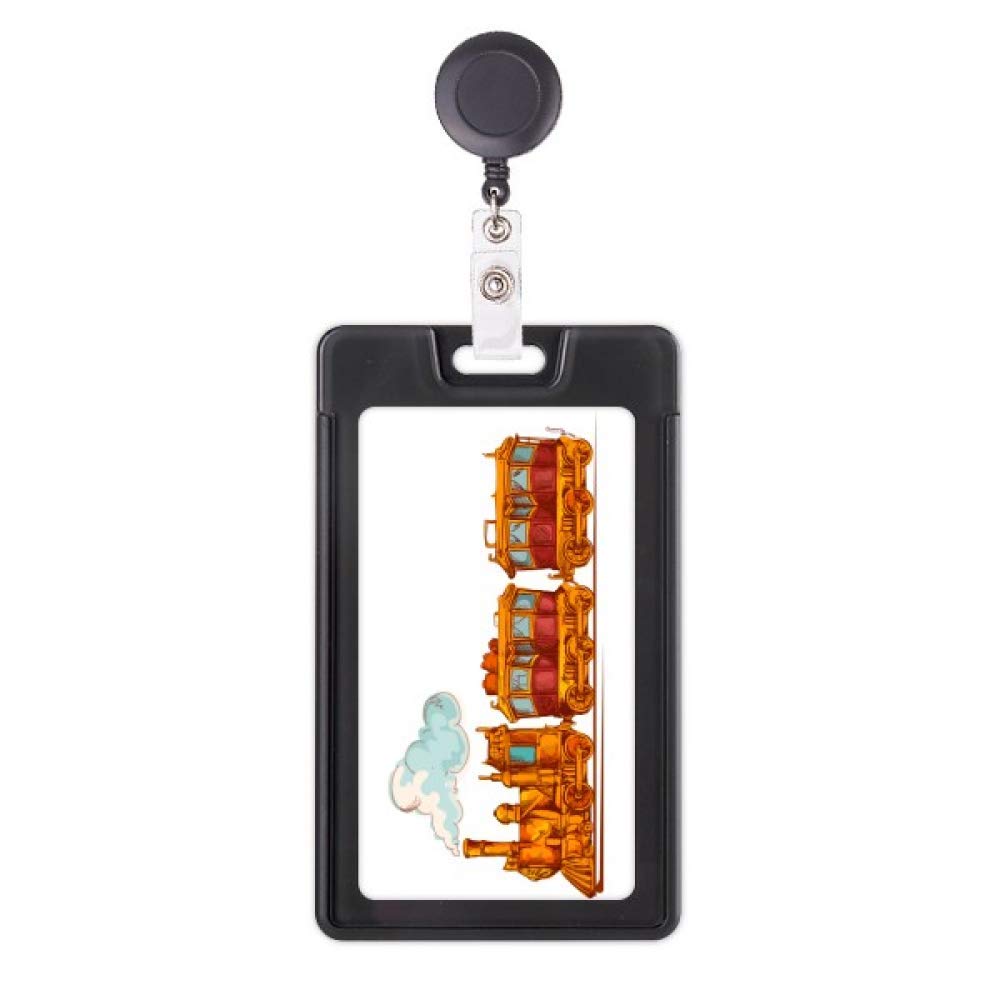 Porte-badge rétractable train au bureau accessoire de transport chic - 5