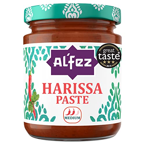 AlFez Harissa Spice Paste 180g | Medium Spice | Aromatic Middle Eastern Chilli Paste