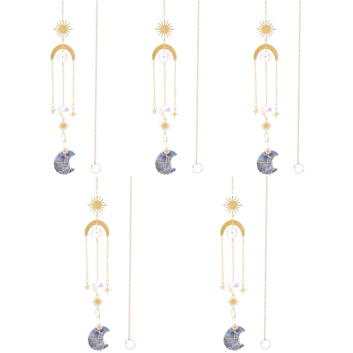 Pendentif cristal suspendu de fete pour fenetre et plafond chic
