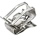 HellermannTyton 151-00982 Metal Edge Clip, 1-3mm Panel Thickness, 5-7.6mm Cable Range, SS304, 100/pkg