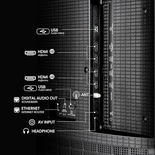 Hisense 65" Class U6 Series Best Value Mini-LED 4K UHD Smart Fire TV (65U65QF, 2025 Model) - QLED, Native 144Hz, HDR10+, Dolby Vision IQ, Dolby Atmos, Built-in Subwoofer, Game Mode Pro, Alexa Built In