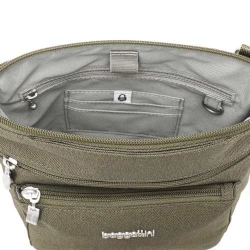 Image of Baggallini Modern Pocket Crossbody Bag for Women, 8.5 inchx8.5 inch Handbag Purse with RFID, Lightweight Water-Resistant