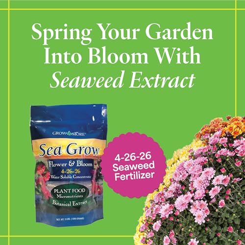 Fertilizante Grow More Sea Grow Flower & Bloom 3 lbs miniatura 2