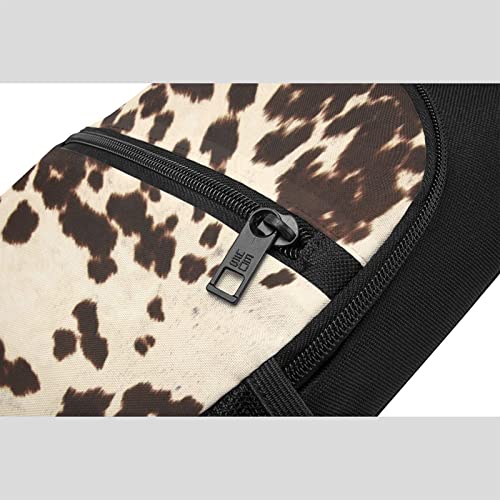 Sac à dos en cuir véritable marron de vachette PSVOD premium unisexe - 5