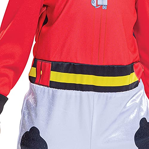 Disguise Paw Patrol Marshall Costume Hat And Jumpsuit For Boys, Paw Patrol Movie Character Outfit With Badge, Classic Toddler Size Large (4-6) #TOP4