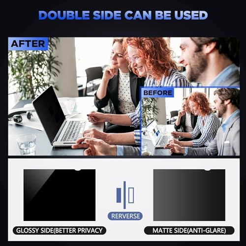 Image of PxIn Phoenix Innovations 16 Inch (16:10) Privacy Screen Protector Filter - NO Eye Strain | Anti-Blue Light + Anti-Glare | No Dry