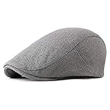 Amorar Schirmmütze Herren Schiebermütze Flatcap Newsboy Cap Baskenmütze Barett Cap aus Baumwolle Schlägermütze Für Frühling und Herbst