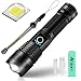 Produktbild Taschenlampe LED, XHP50 Superhelle 4000 Lumens Taschenlampen USB Wiederaufladbare(18650 Batterie Inklusive), 5 Modi Zoombare Wasserdichte Hochleistungs Taschenlampe für Camping Wandern Notfall