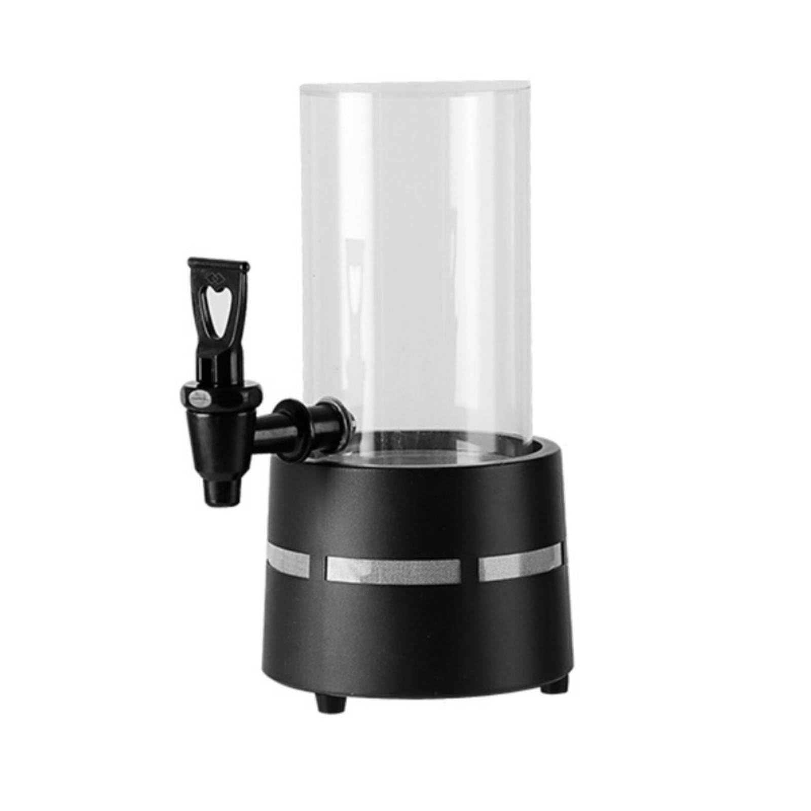 3 Litri Torre Birra Luminosa Materiale Trasparente Dispenser Birra 3 Litri Ricaricabile Attrezzatura da Bevande per Bartender, Sing-Along, Bar, Rotondo Cilindrico Colorato, 2L
