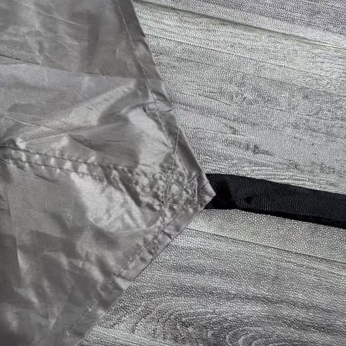 Parasol para cama elástica infantil y lona protectora de exterior para jardín y césped 7