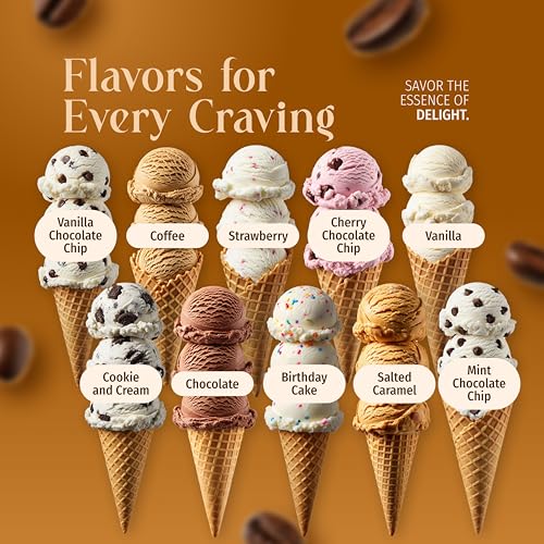 Image of Triple Scoop - Premium Ice Cream Mix For Ice Cream Maker. Simple, Easy, Delicious. From Gourmet Mix To Maker in 5 Minutes, Makes 2 Creamy Qrts, Made in USA (1 Pack) (Coffee)