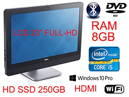 DELL 9030, INTEL QUOD CORE I5 ALL IN ONE DELL 9030 INTEL QUOD CORE I5 CON 8 GB DI RAM E HARD DISK SSD DA 250 GB (Ricondizionato)