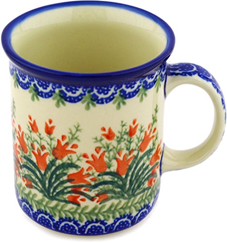 Taza de cerámica Stoneware roja Crimson miniatura 2