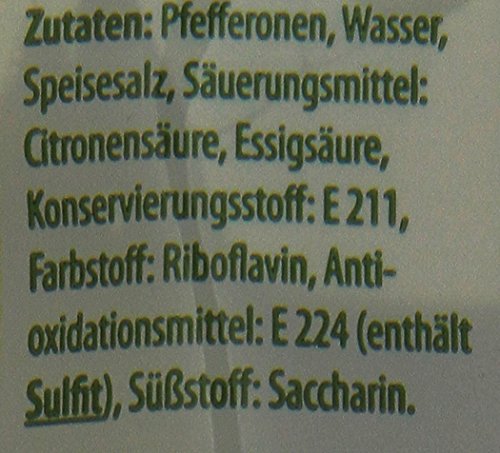 Feinkost Dittmann Griechische Pfefferonen Mild, 125 g