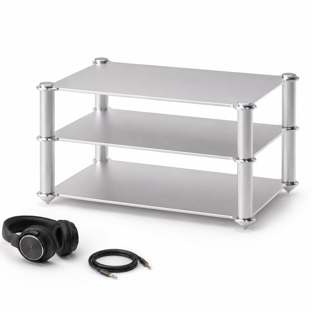 Mini-Audio-Komponenten-Rack, 292 × 200 mm, 3-stufig stapelbar